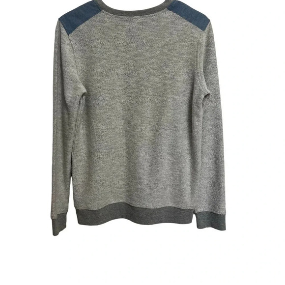 7 For All Mankind Sweatshirtb Gray/Blue - Picture 1 of 11